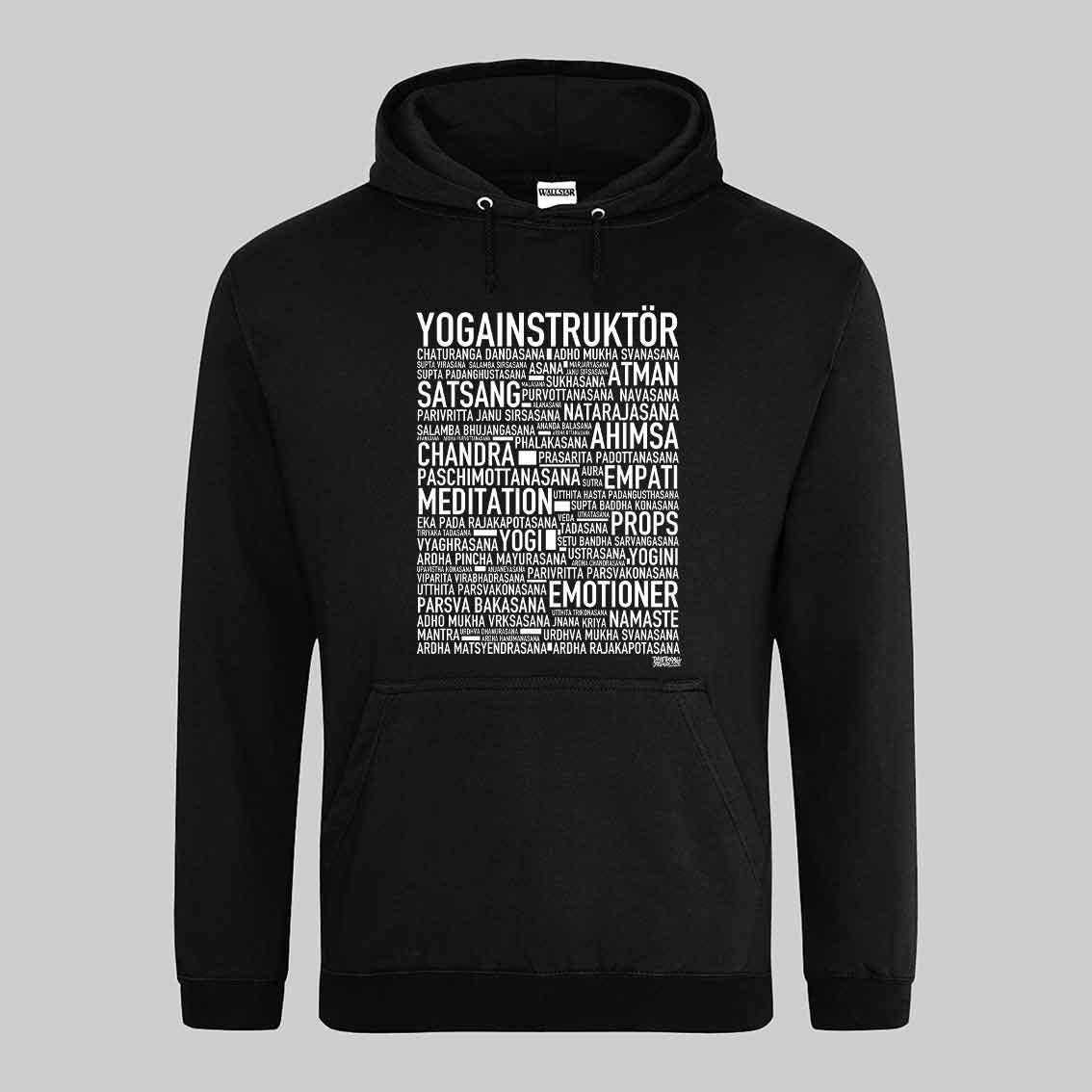 Yogainstruktör Text Hoodie