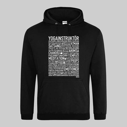 Yogainstruktör Text Hoodie