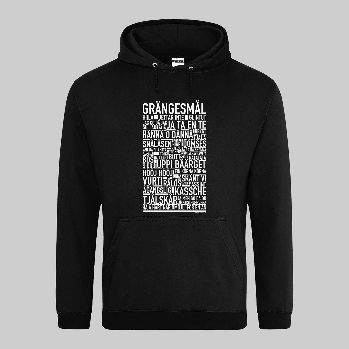 Grängesmål Dialekt Text Hoodie