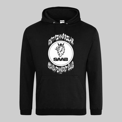 Saab Bilar Text Hoodie