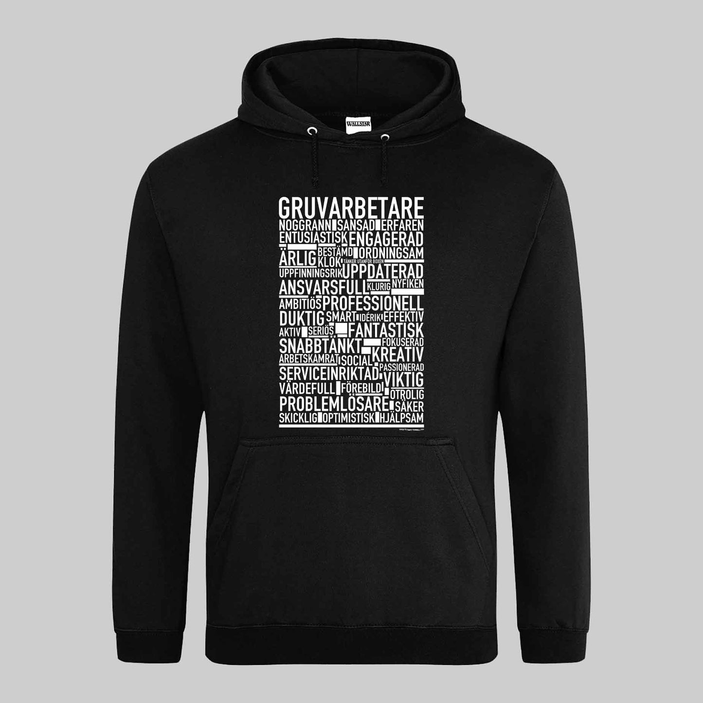 Gruvarbetare Text Hoodie