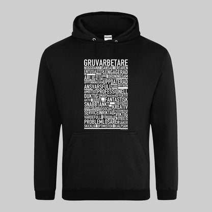 Gruvarbetare Text Hoodie