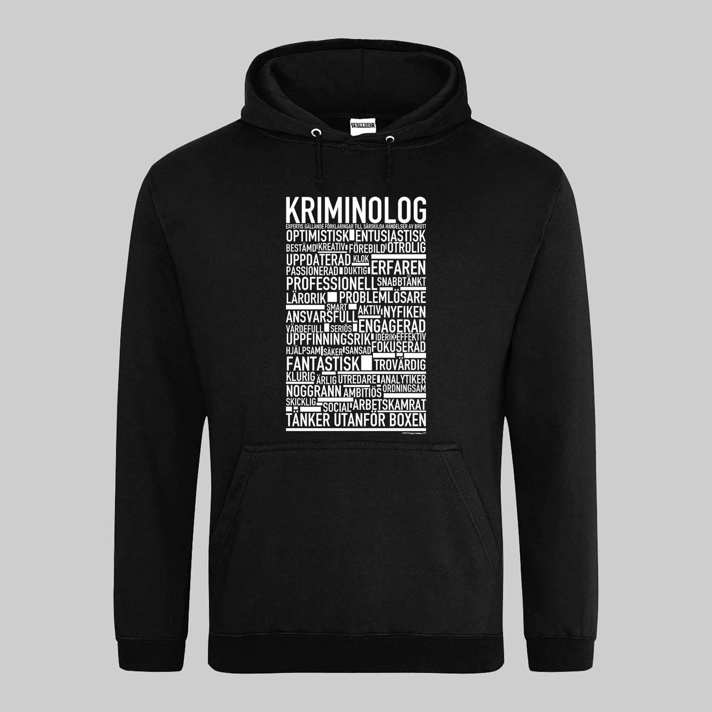 Kriminolog Text Hoodie