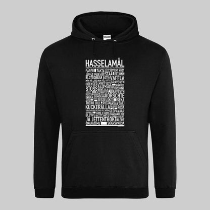 Hasselamål Dialekt Text Hoodie