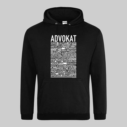 Advokat Text Hoodie