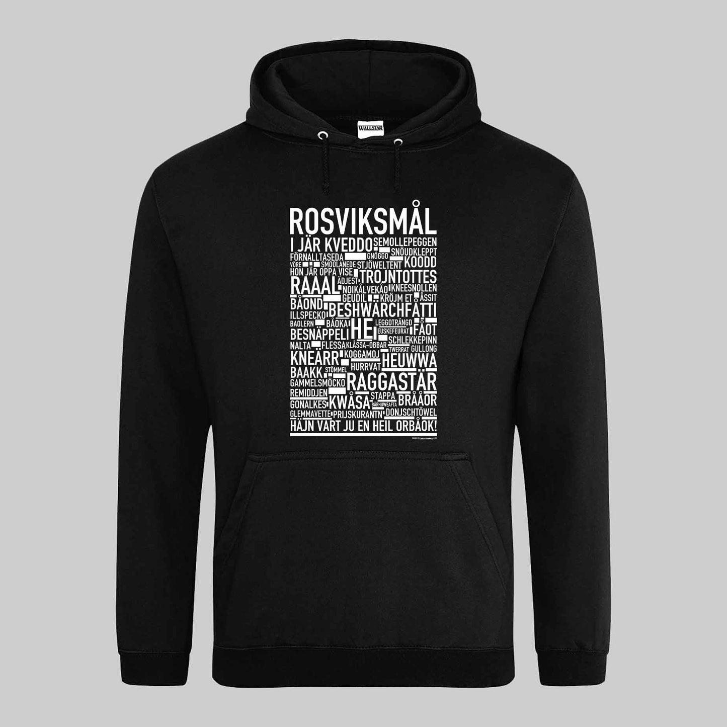 Rosviksmål Dialekt Text Hoodie