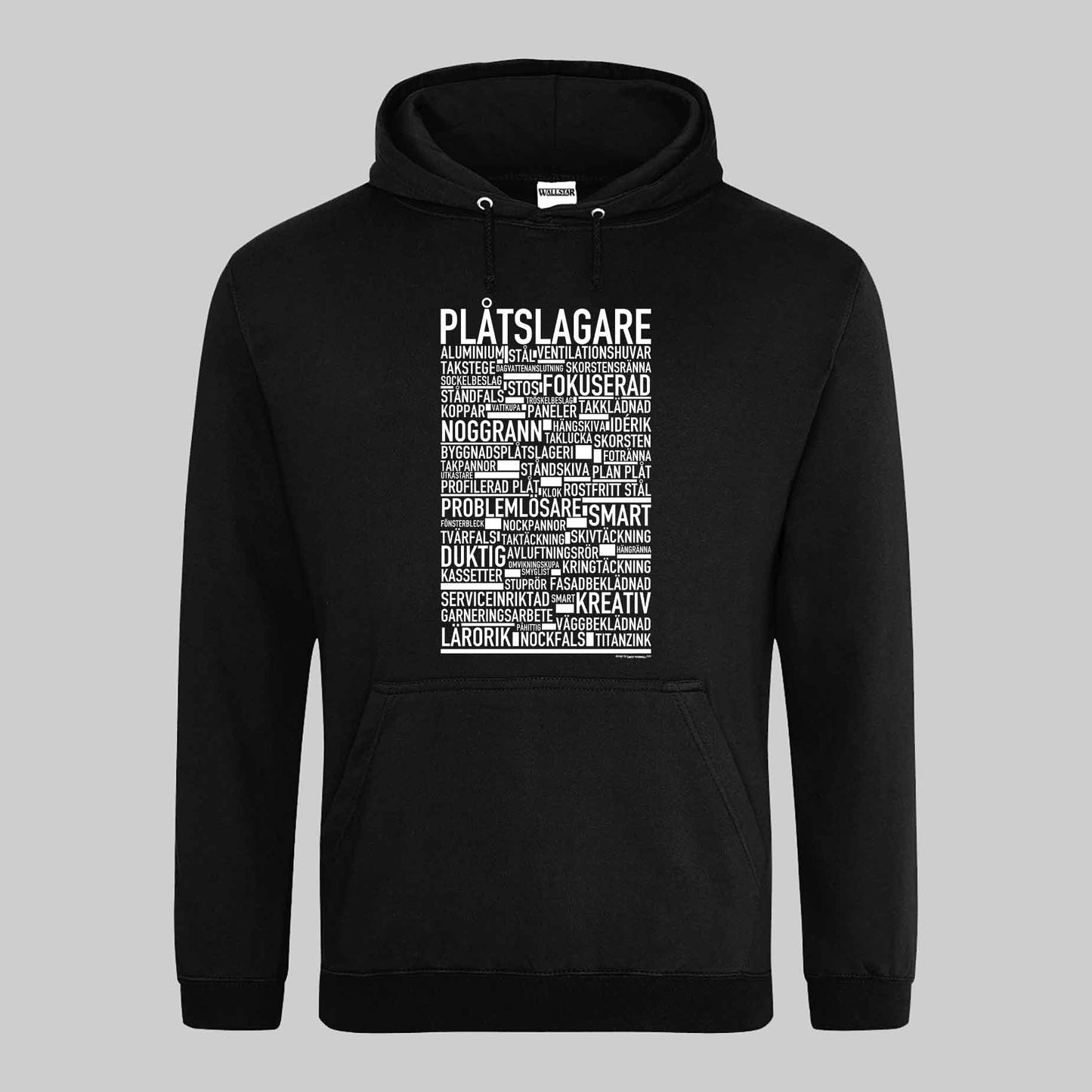 Plåtslagare Text Hoodie