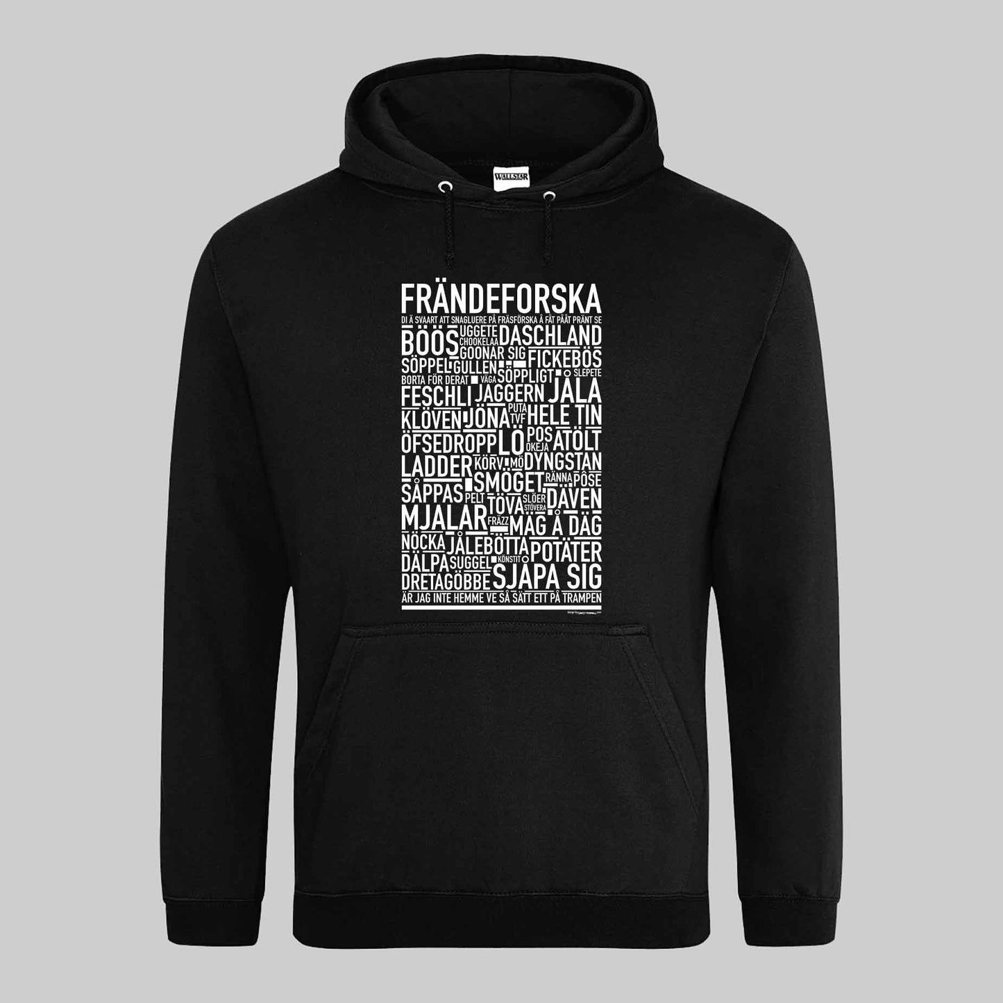 Frändeforska Dialekt Text Hoodie