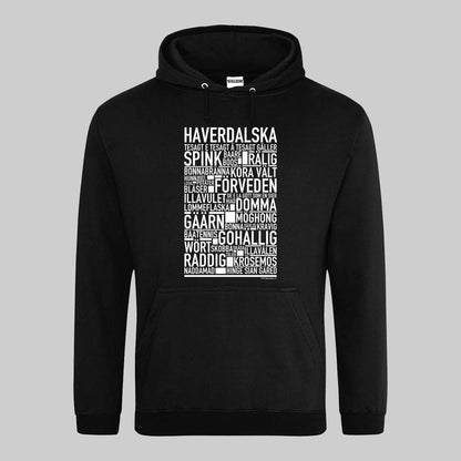 Haverdalska Dialekt Text Hoodie