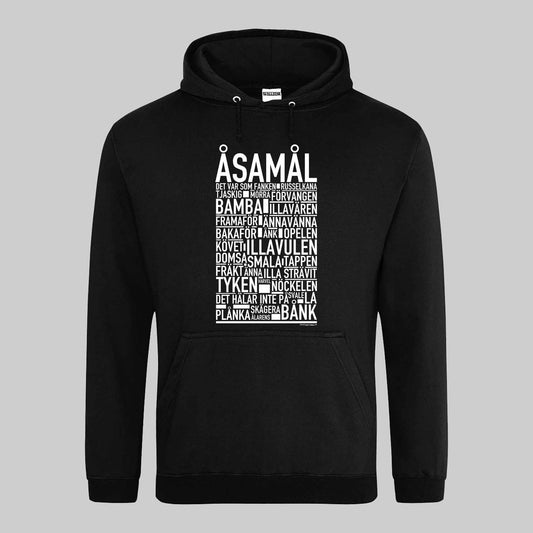 Åsamål Dialekt Text Hoodie