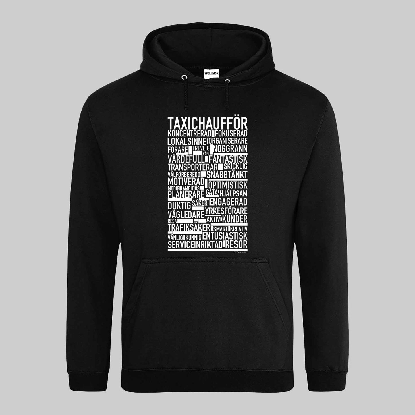 Taxichaufför Text Hoodie