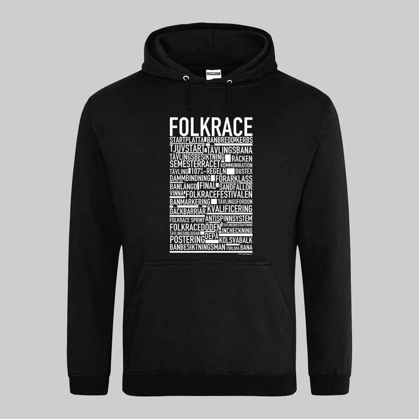Folkrace Text Hoodie
