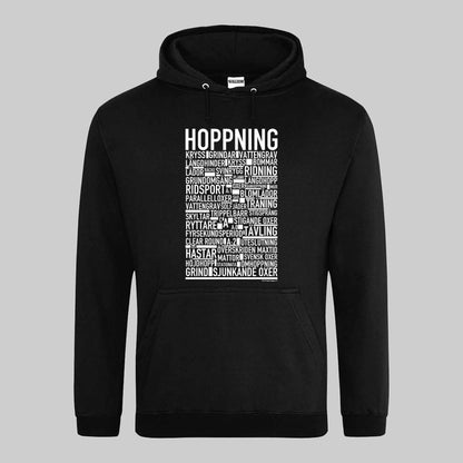 Hoppning Text Hoodie