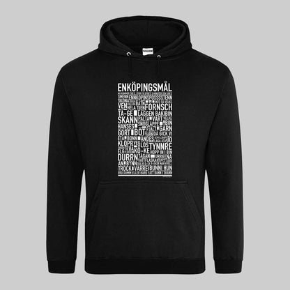 Enköpingsmål Dialekt Text Hoodie