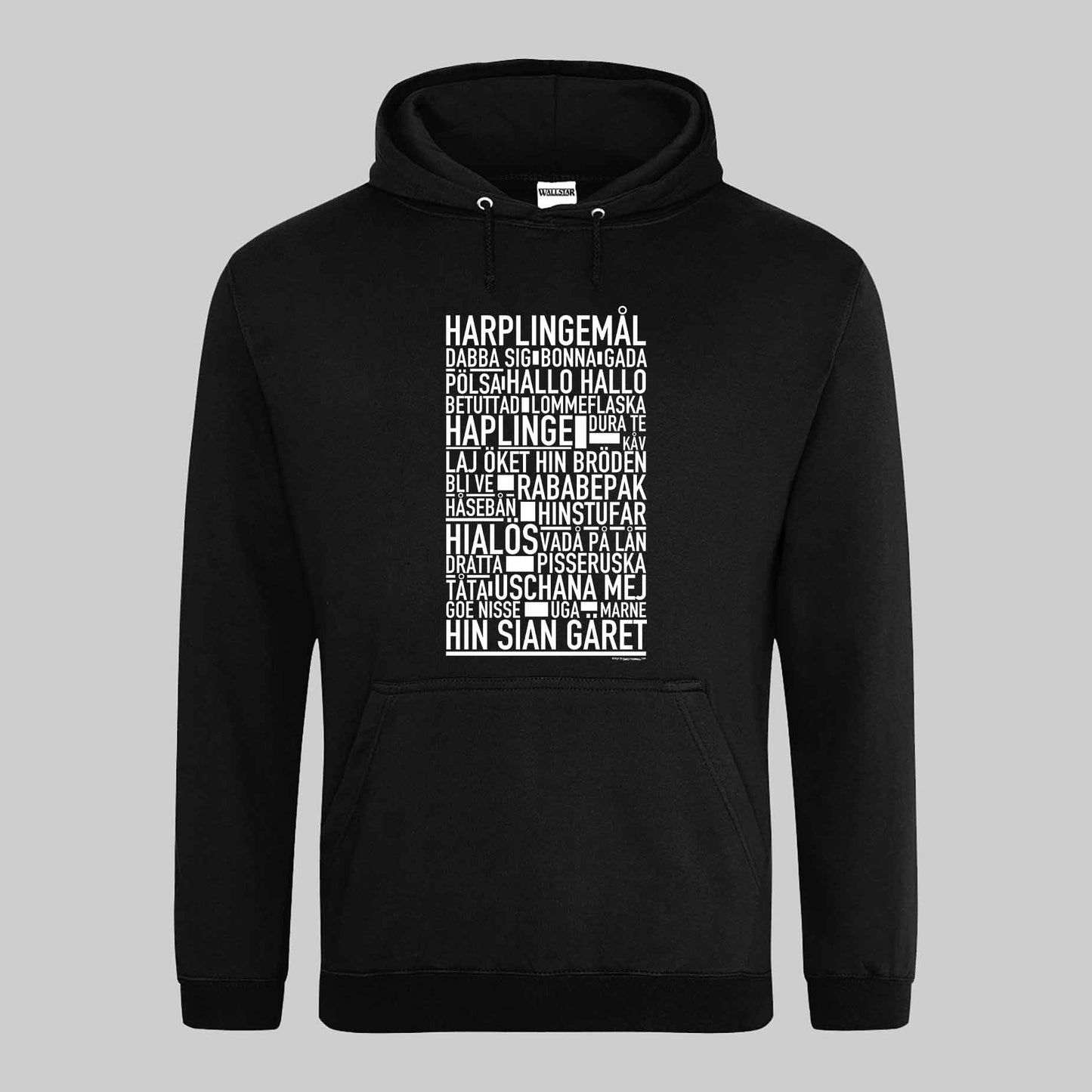 Harplingemål Dialekt Text Hoodie