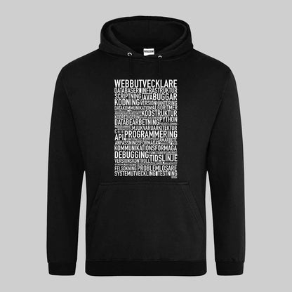 Webbutvecklare Text Hoodie