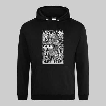 Vadstenamål Dialekt Text Hoodie