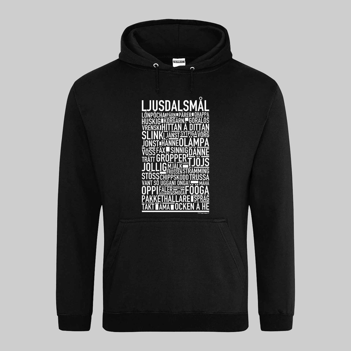 Ljusdalsmål Dialekt Text Hoodie