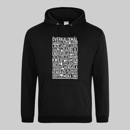 Överkalixmål Dialekt Text Hoodie