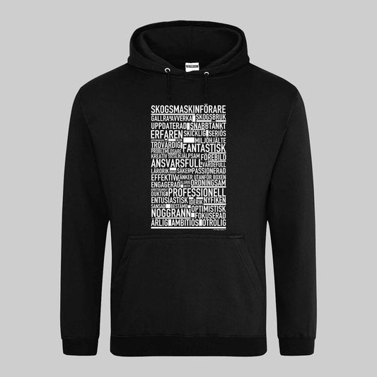 Skogsmaskinförare Text Hoodie