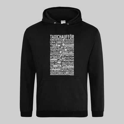 Taxichaufför Text Hoodie