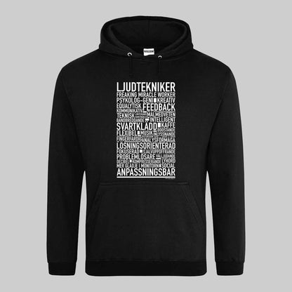 Ljudtekniker Text Hoodie