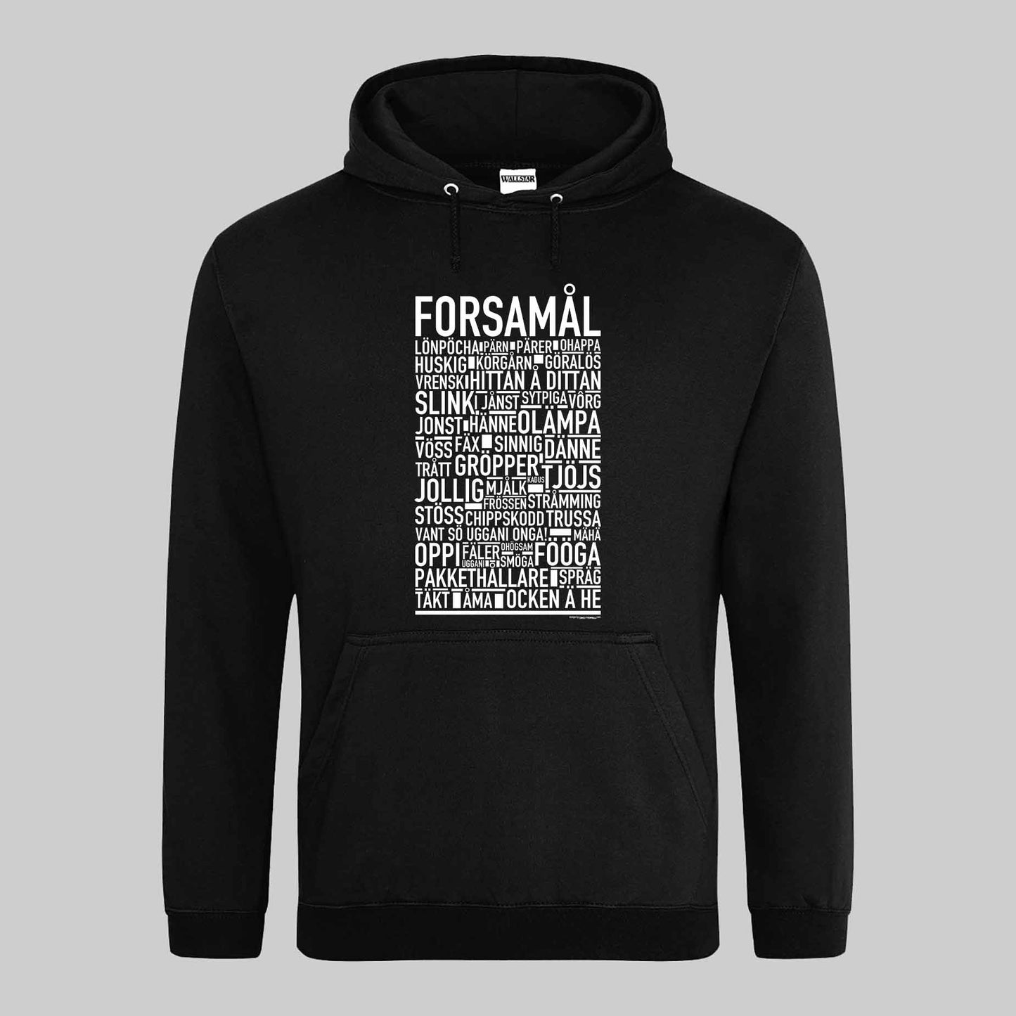 Forsamål Dialekt Text Hoodie