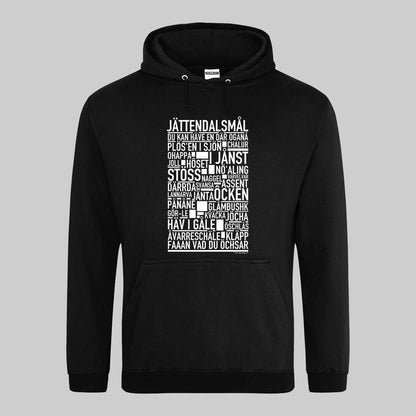 Jättendalsmål Dialekt Text Hoodie