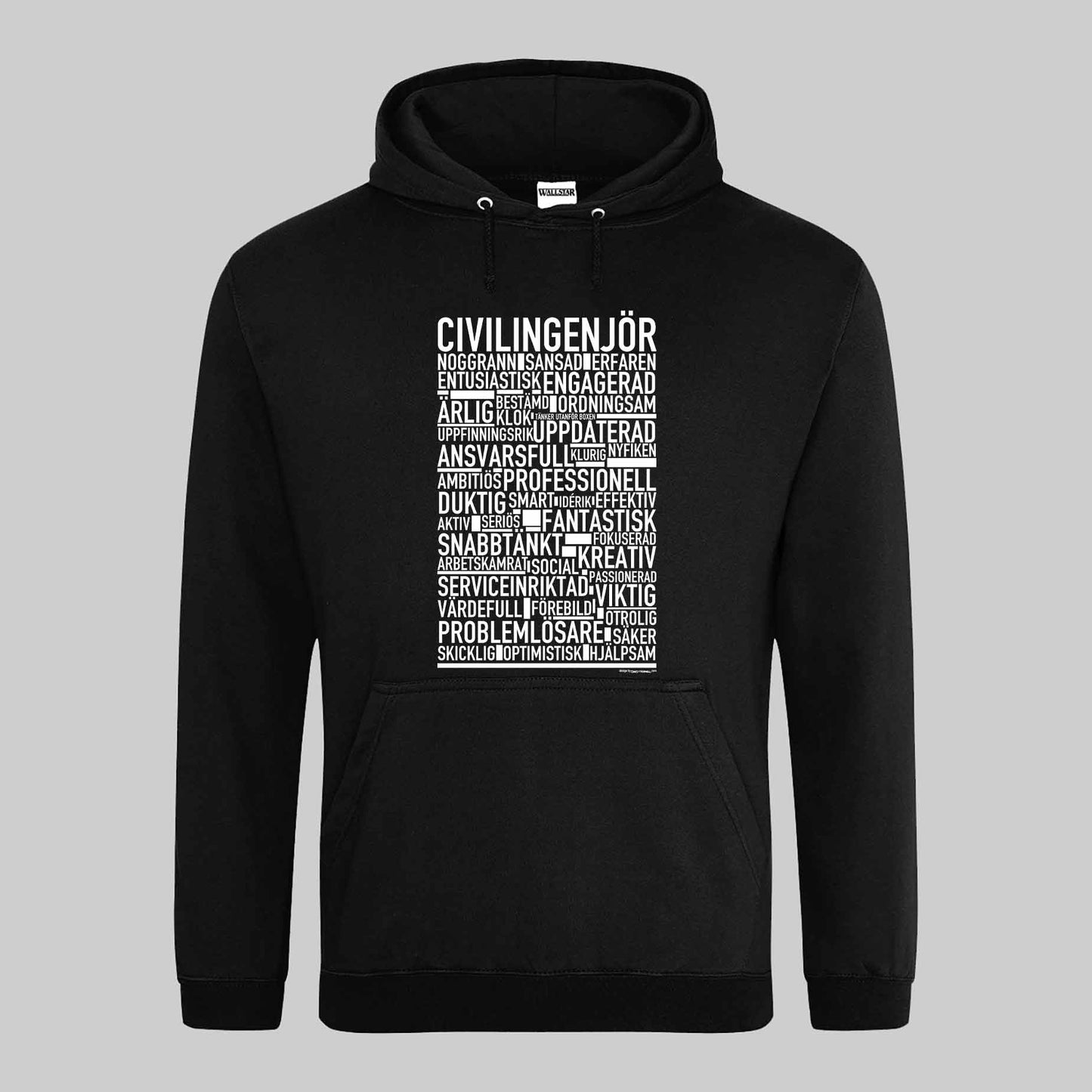 Civilingenjör Text Hoodie
