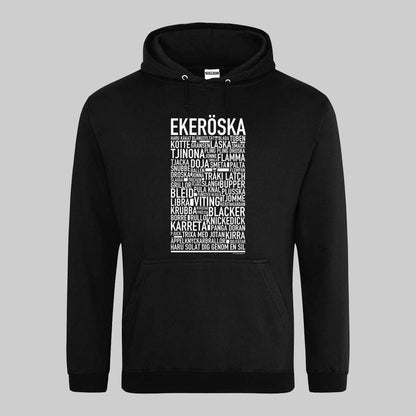 Ekeröska Dialekt Text Hoodie