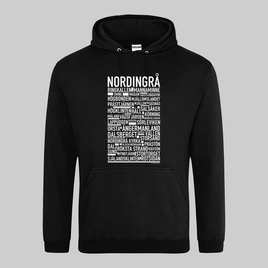Nordingrå Text Hoodie
