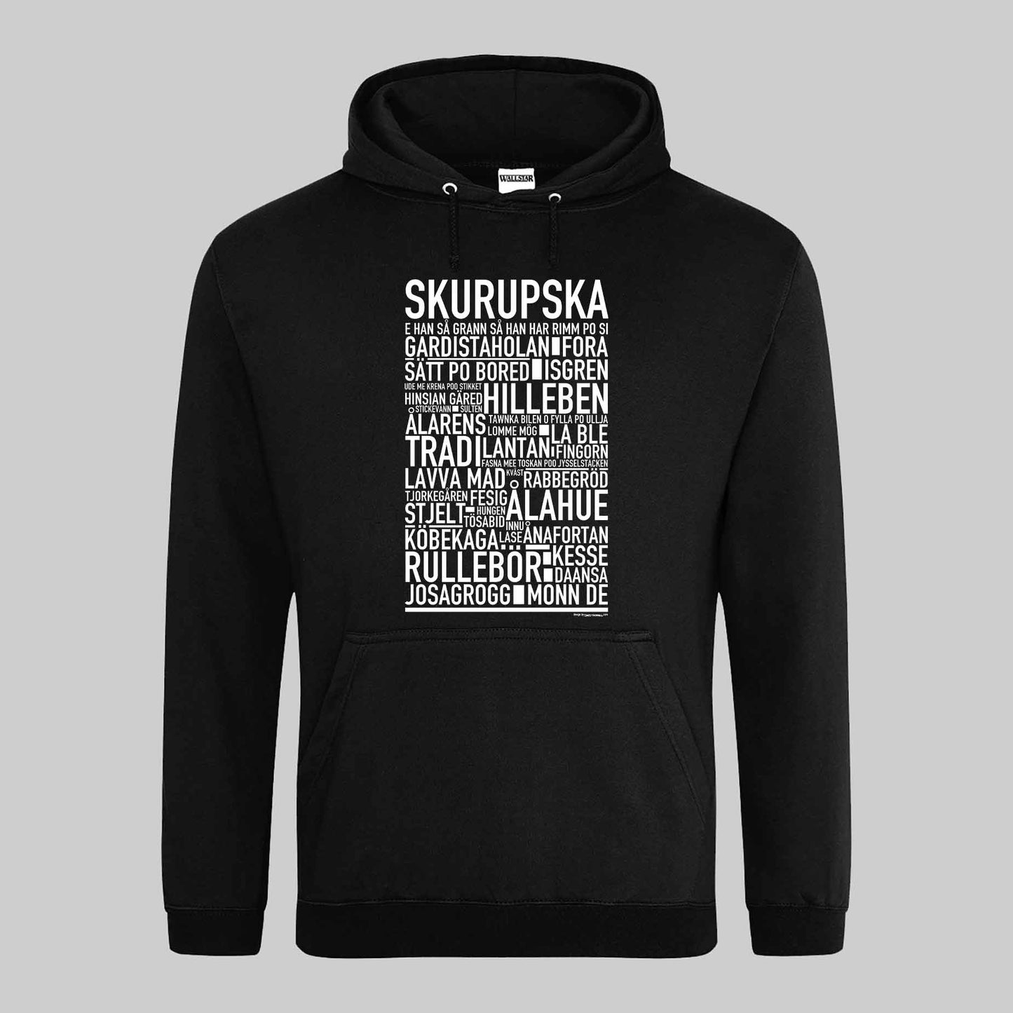Skurupska Dialekt Text Hoodie