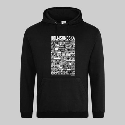 Holmsundska Dialekt Text Hoodie