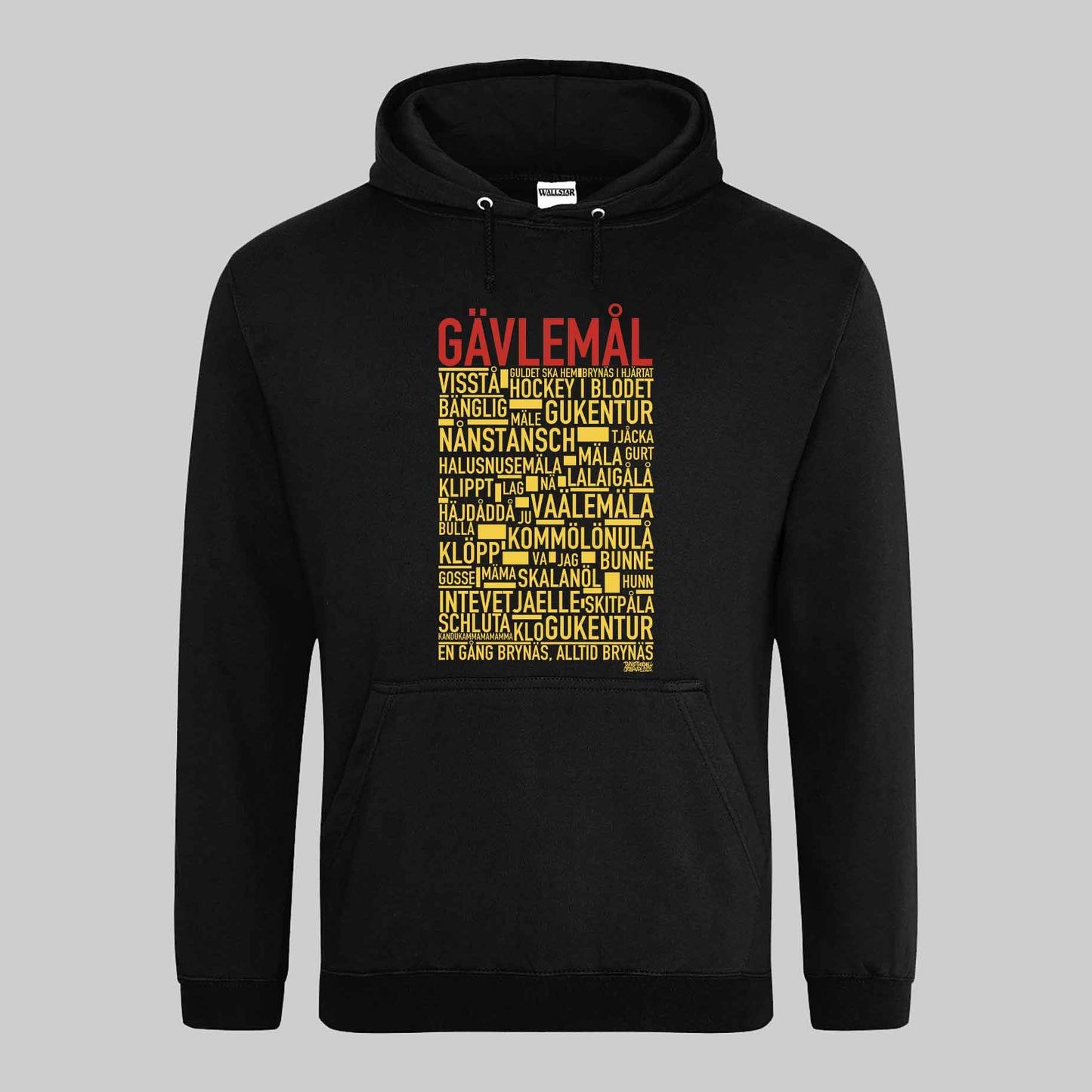 Gävlemål Brynäs I Hjärtat Text Hoodie