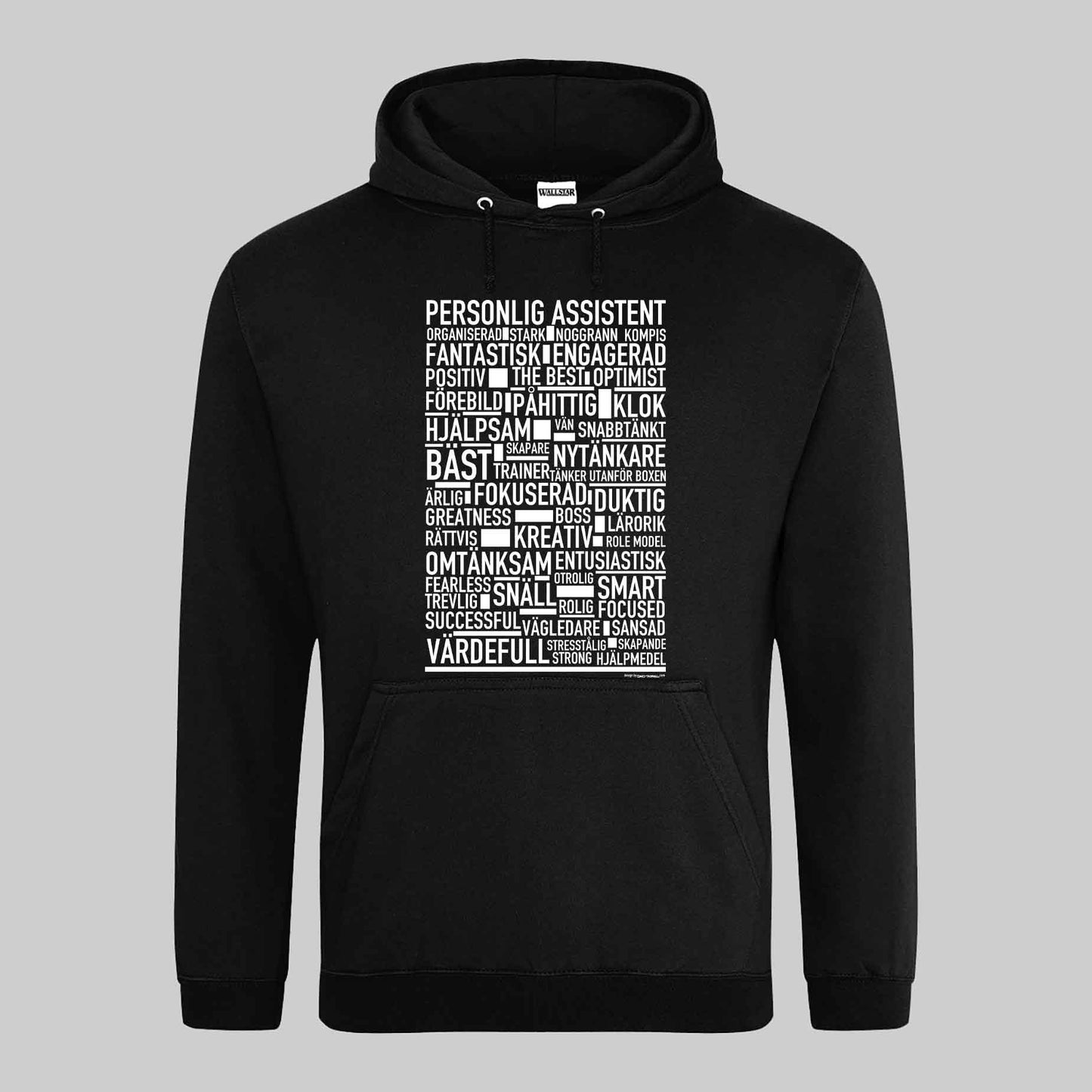Personlig Assistent Text Hoodie