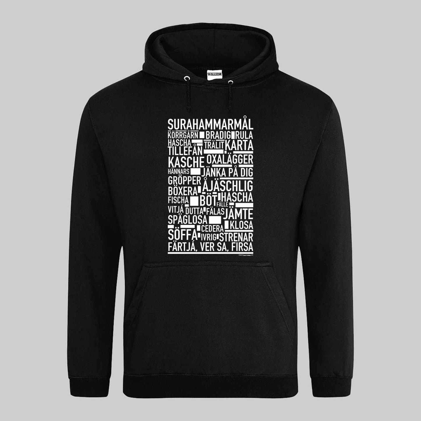 Surahammarmål Dialekt Text Hoodie