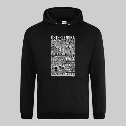 Österlenska Dialekt Text Hoodie
