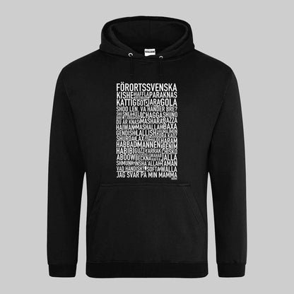 Förortssvenska Dialekt Text Hoodie