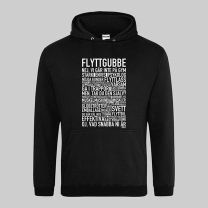 Flyttgubbe Text Hoodie