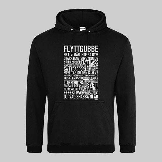 Flyttgubbe Text Hoodie
