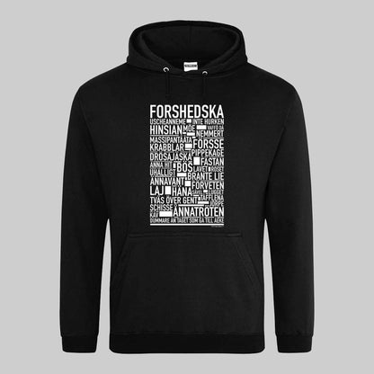 Forshedska Dialekt Text Hoodie