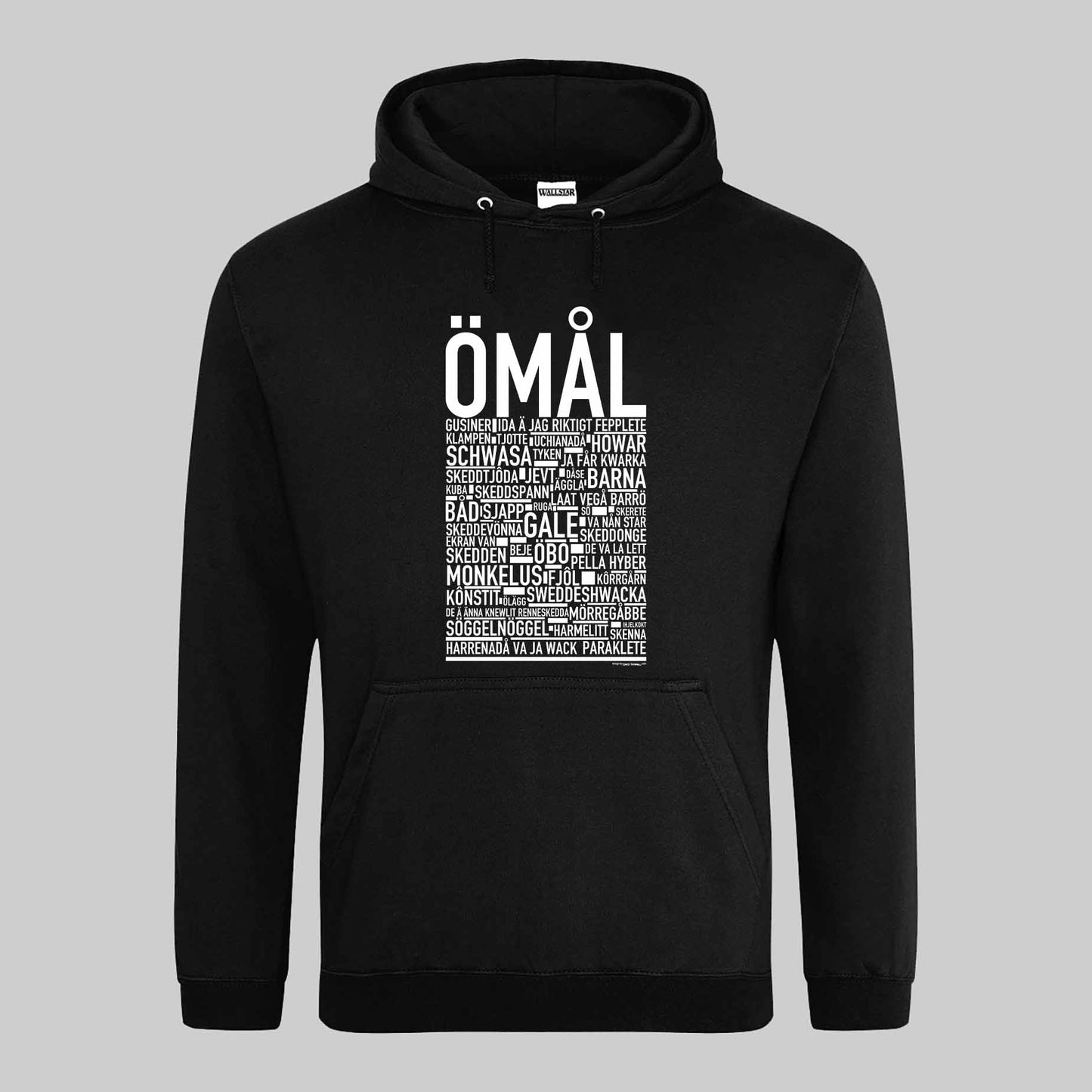 Ömål Dialekt Text Hoodie