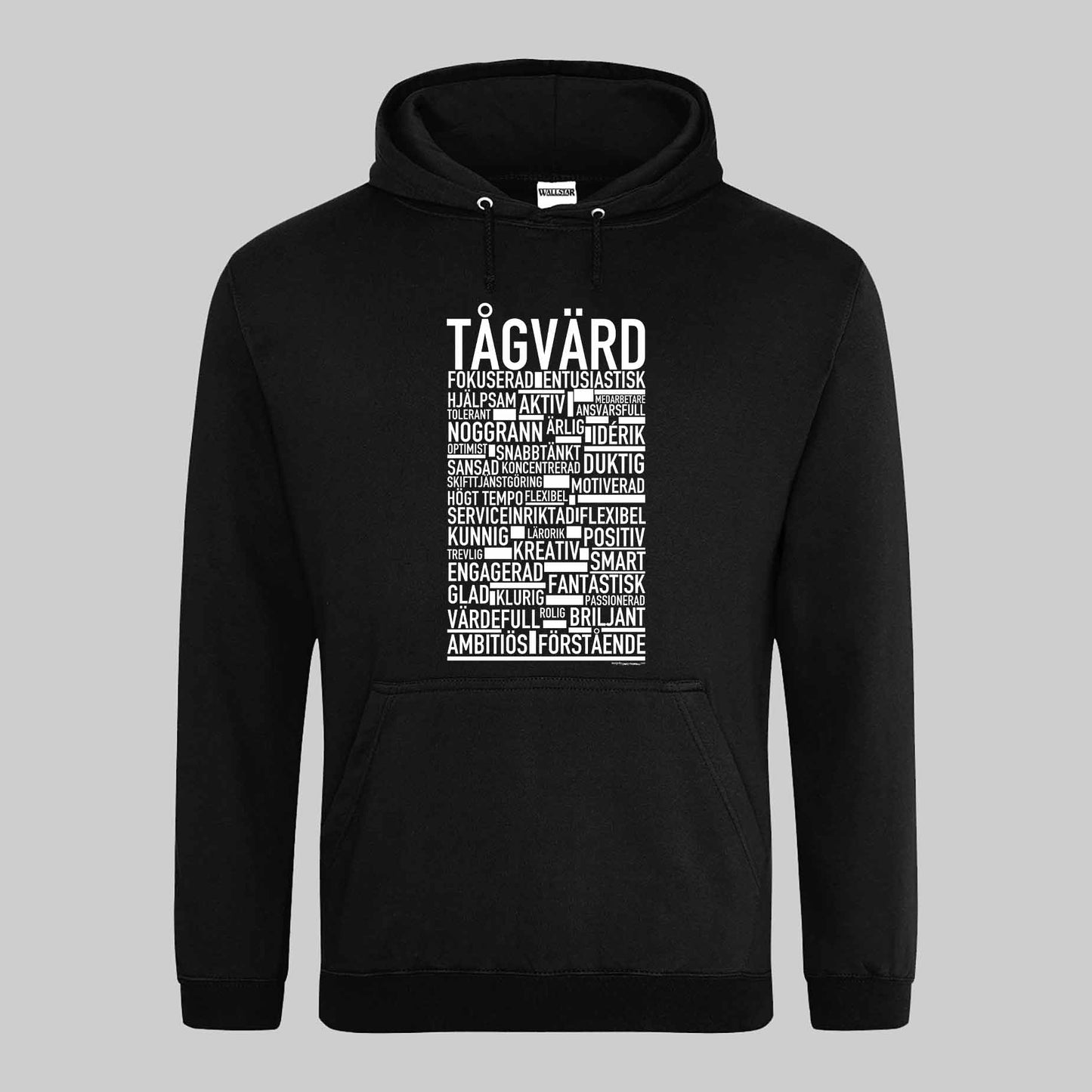 Tågvärd Text Hoodie