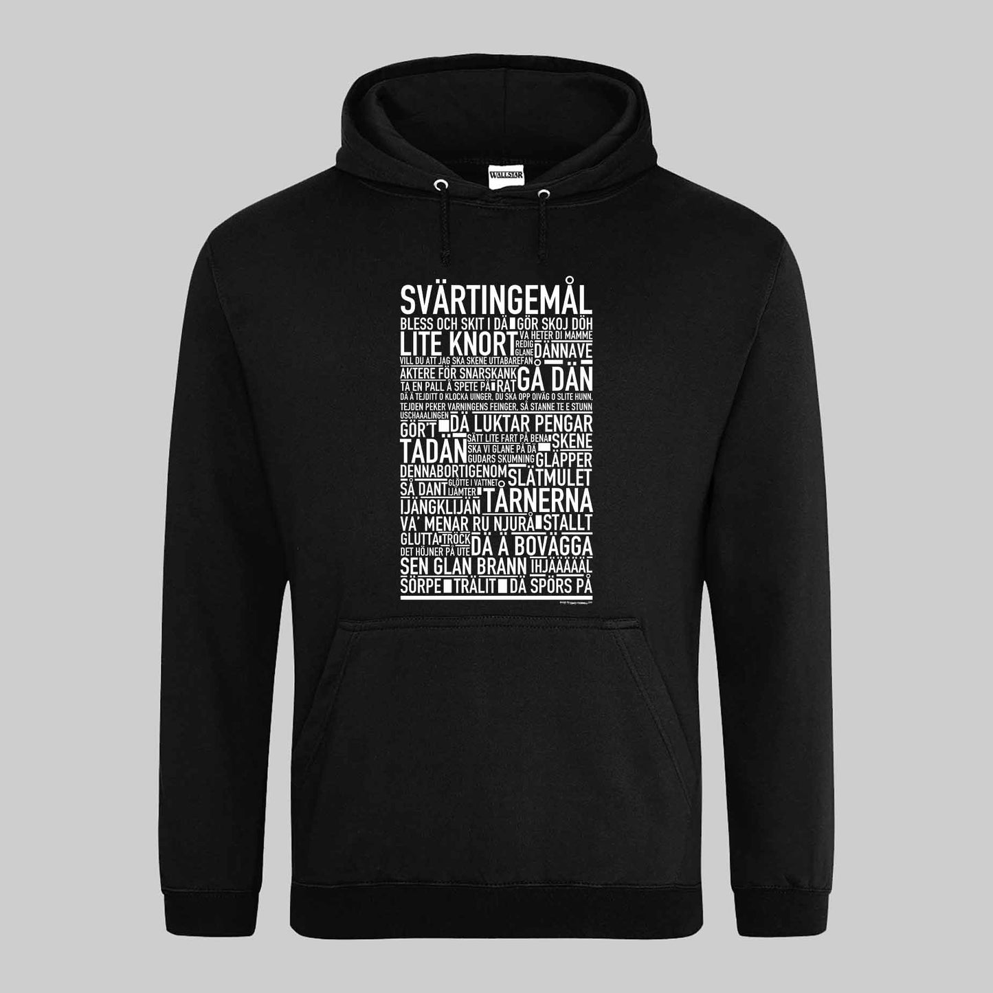 Svärtingemål Dialekt Text Hoodie