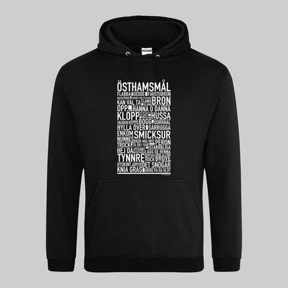 Östhamsmål Dialekt Text Hoodie