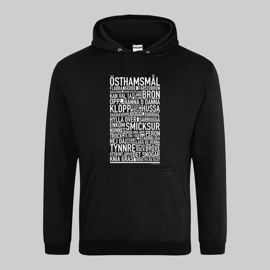 Östhamsmål Dialekt Text Hoodie