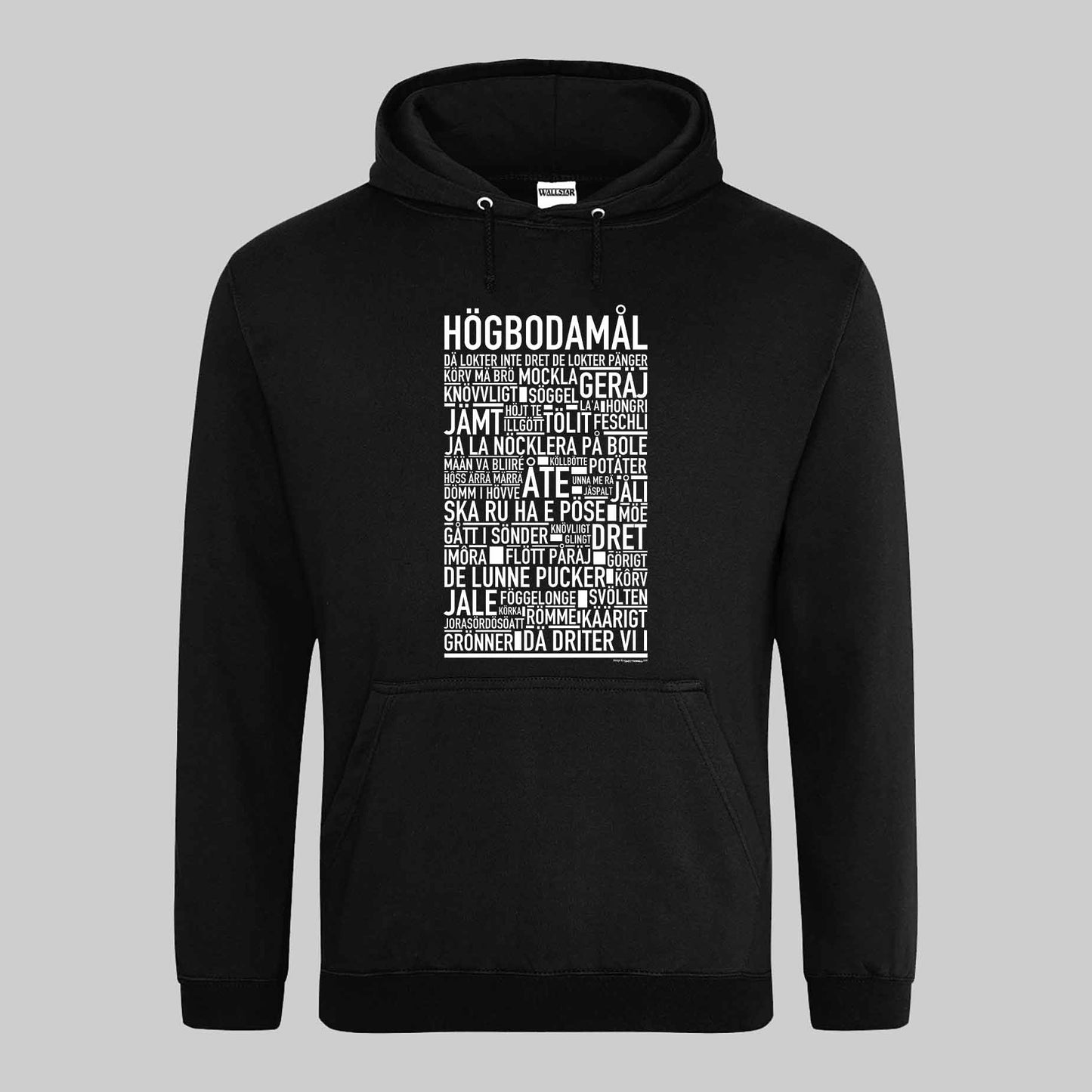 Högbodamål Dialekt Text Hoodie