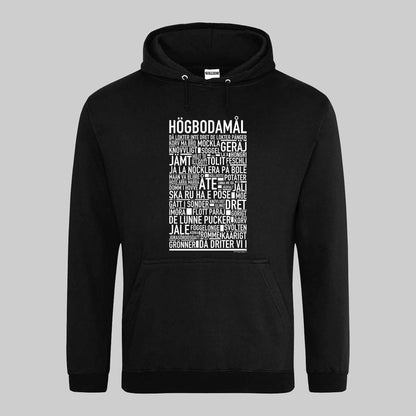 Högbodamål Dialekt Text Hoodie