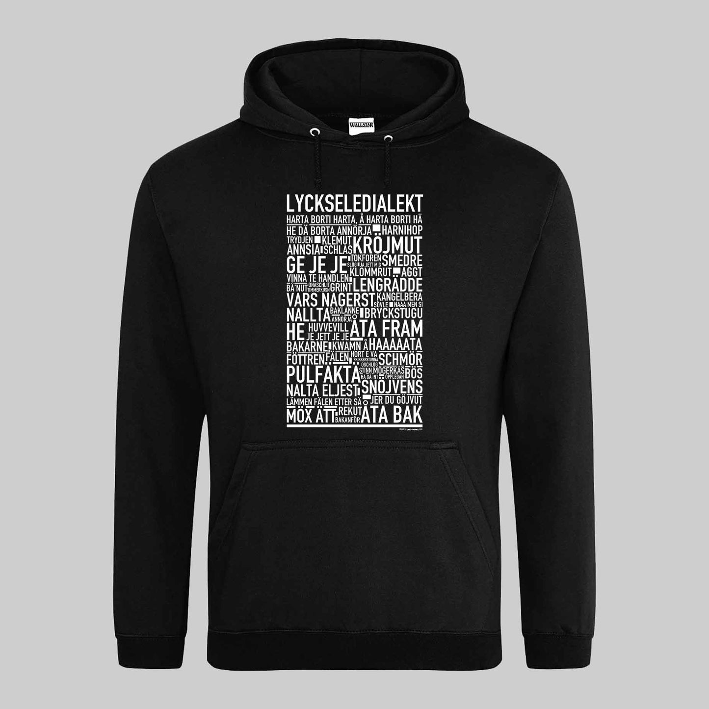 Lycksele Dialekt Text Hoodie