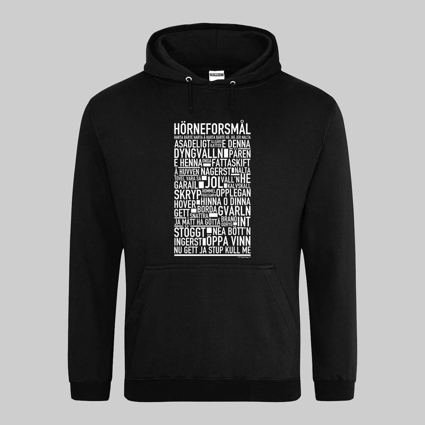 Hörneforsmål Dialekt Text Hoodie
